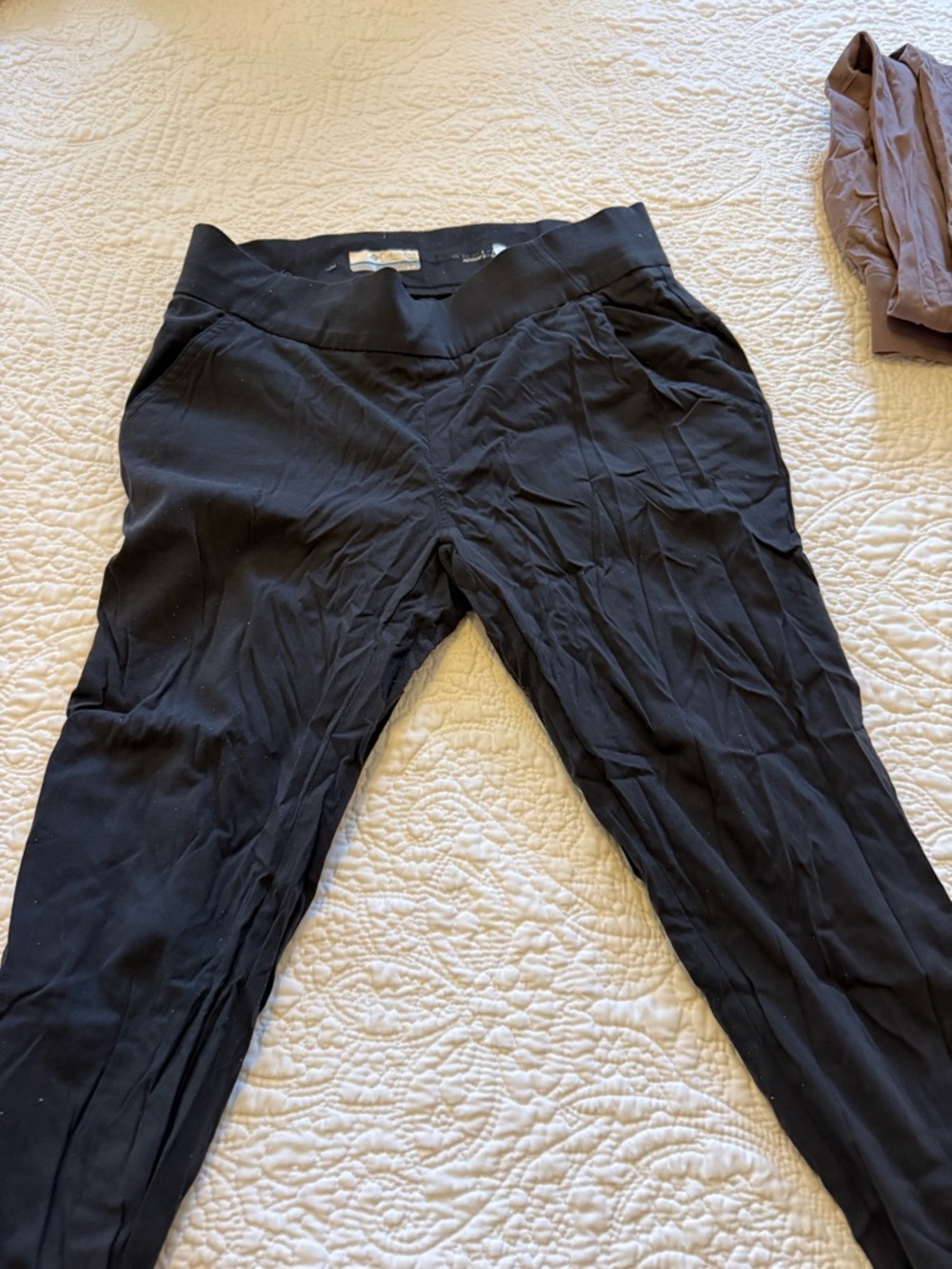 Columbia Black Pull-On Leggings